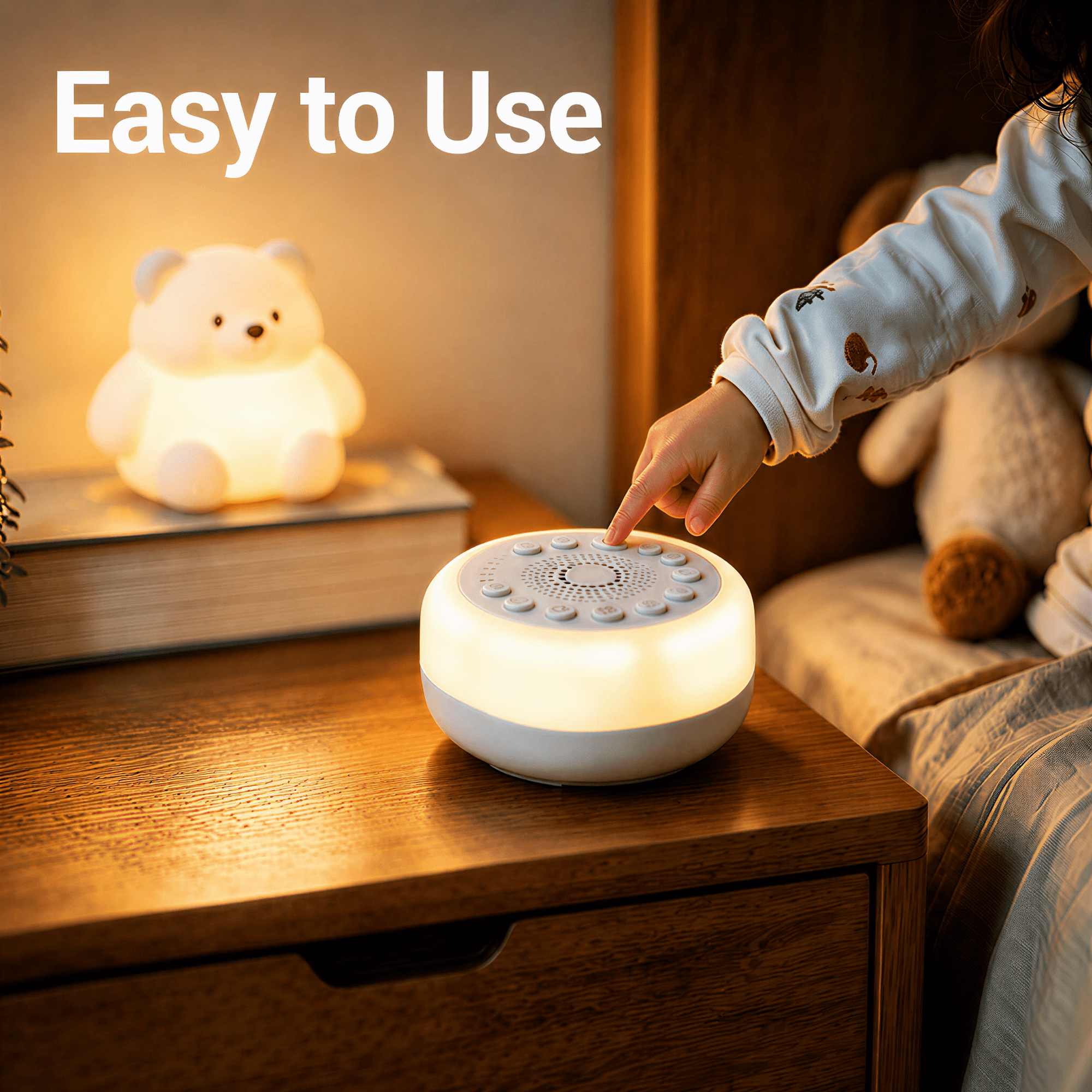 Radsen Sound Machine Night Lights, White Noise Machine with 27 Soothing Sounds, 8 Colors Nightlight and 4 Timer, Sleep Sounds Machine for Baby Kids Adult & Home Office Travel