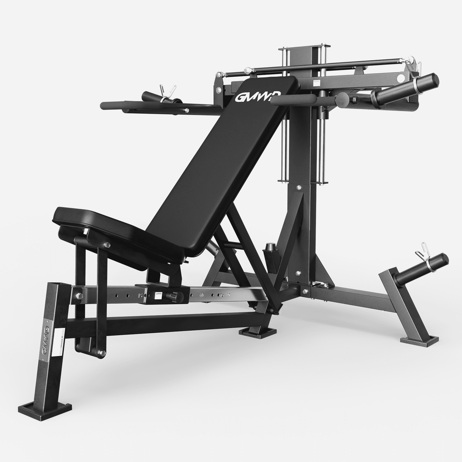 GMWD V7 Chest Press Machine, Bench Press Machine with Independent Converging Arms, Adjustable Incline Flat Bench for Chest, Shoulder Workouts for Home Gym,Home Gyms Equiepment