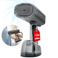 Loheer Vacuum Steamer for Clothes, 5000Pa Suction Handheld Clothes Steamer Multiple mode Portable Travel Steamers & Ironing 2 in 1 & 440ml Water Tank